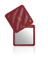 YSL レッド キルティング ミラー