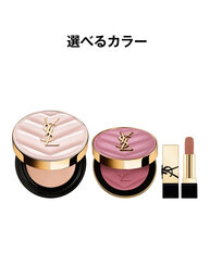 YSL クチュールセット|ラディアント タッチ グロウパクト & YSL メイクミーブラッシュ パウダー