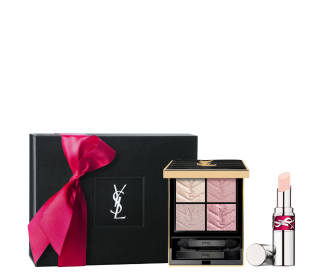 クチュール ミニ クラッチ ＆ YSL ラブシャイン キャンディグレーズ ギフトセット