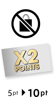 X2 POINTS 5pt → 10pt