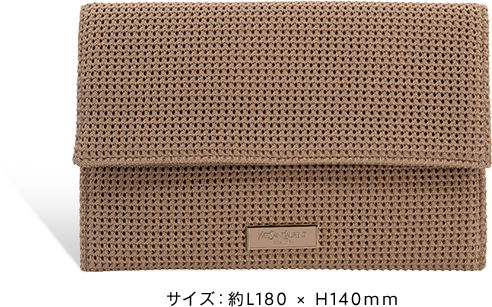 YSL オリジナル クラッチ ポーチ サイズ：約L180 × H140mm